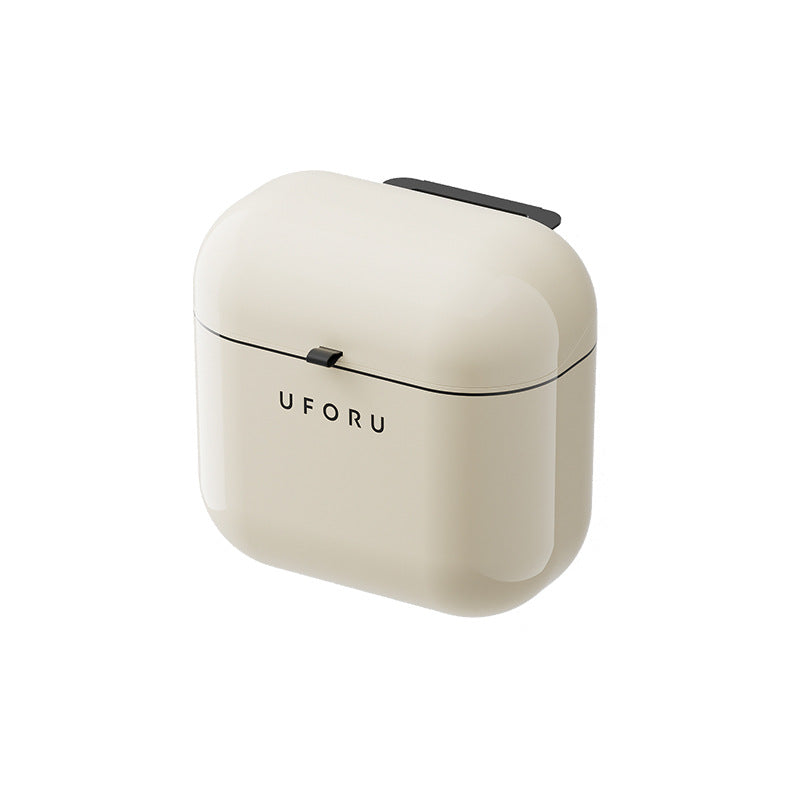Slim Waterproof Trash Can with Lid – Large Capacity for Kitchen